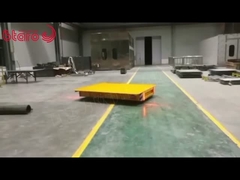 Transporte cargado pesado del carro eléctrico teledirigido de la transferencia de Railless 15ton