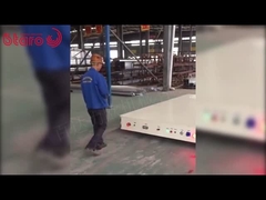 10 cargados pesados Ton Automated Guided Carts Battery accionaron la radio del carro de la transferencia