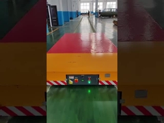 Cargas pesadas 5 Ton Battery Operated Transfer Trolley del carro sin rieles amistoso de la transferencia de Eco