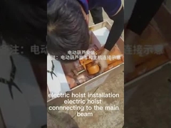 Alzamiento eléctrico 2~100T del haz doble