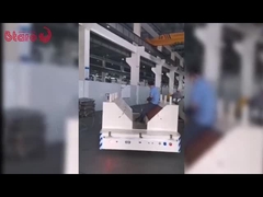 ISO9001 20 Tone Trackless Transfer Trolley With 4 ruedas que ahorran el trabajo y el tiempo