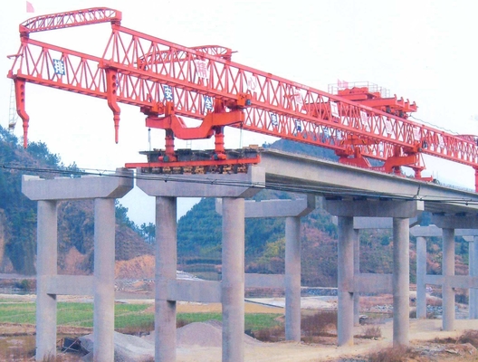 peso ligero de la máquina de la erección del puente de los 40M Span Compact Highway
