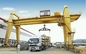 IP55 industria química de acero de Ton Gantry Crane For Iron de la viga doble montada sobre carriles 20