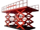 La carga industrial del cargo hidráulica Scissor el arreglo para requisitos particulares de la tabla de elevación 500Kg
