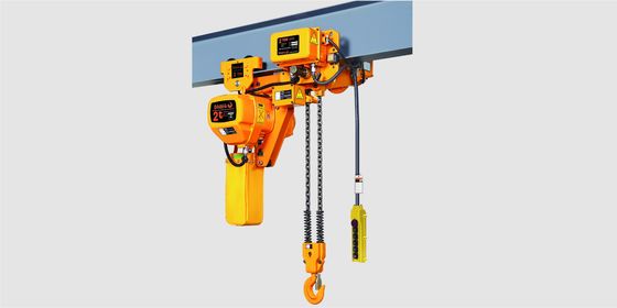 Polipasto eléctrico de grúa/Polipasto eléctrico de cadena Polipasto eléctrico de cadena/0.5～100 toneladas Polipasto eléctrico de cadena grúa portátil Polipasto eléctrico de cadena con carro