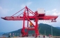 Grúa porta 55-65 Ton Quayside Container Crane del puerto de alta velocidad