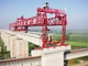 Tipo máquinas del braguero de la erección del puente de 100T usadas en la construcción de puente