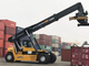 Utilización del OEM 45 Ton Yard Container Reach Stacker del ODM alta