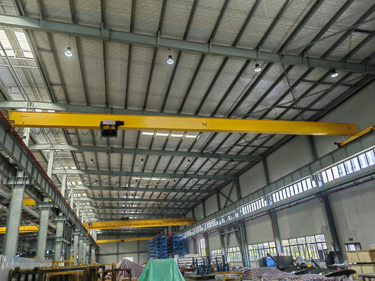 Alta eficacia 12,5 de la transmisión del OEM 1 Ton To Ton Single Girder Overhead Cranes